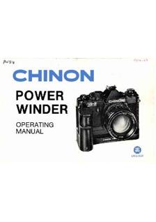 Chinon CM 3 manual. Camera Instructions.